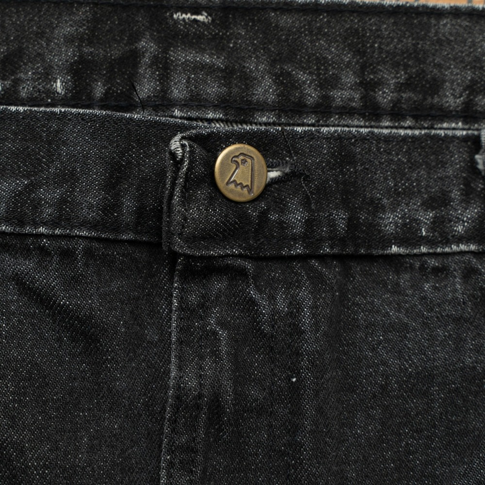 Vintage 80s 90s Dakota By 5 Brothers Black‎ Cotton Denim Jeans 40 x 31 USA Made - Picture 10 of 11